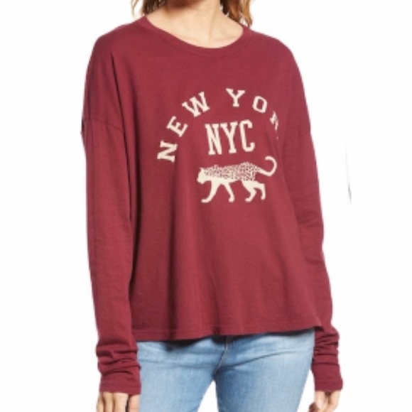 Treasure & Bond NYC Long sleeve Tee NWT - Picture 1 of 11